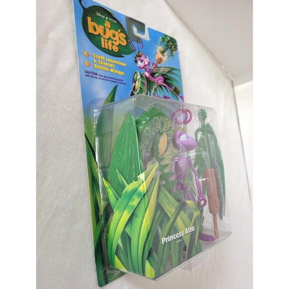 1998 A Bug’s Life Princess Atta Figure Sealed Vintage Disney Pixar Collector Toy - Picture 5 of 6